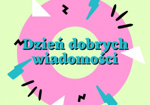 Plakat dnia dobrych wiadomości