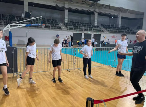 Lekcja W-F zorganizowana przez ŁKS